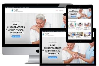 create website for dental, chiropractic, spine care, medical and wellness clinic