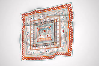 create beautiful and unique designs for scarfs and stallers