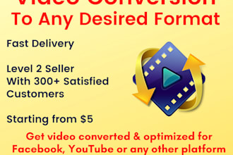 convert your video to mp4 mov avi mpg mp3 vise versa
