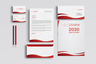 design business card, letterhead and stationery items