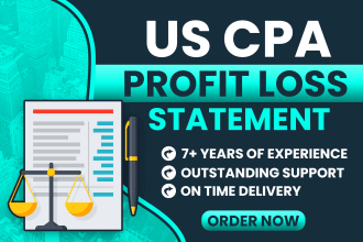 make your US CPA profit and loss or financial statements