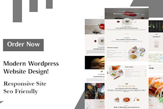 design and develop a responsive wordpress website
