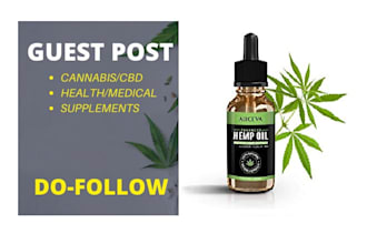 do guest post on cbd blog with do follow link