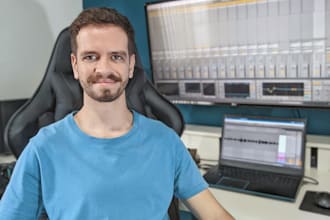 compose and record a custom background song for you