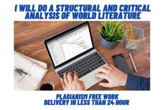do a critical analysis of world literature for you