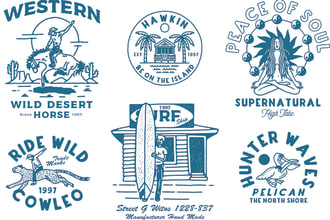 create you a vintage design doodle for any of your needs