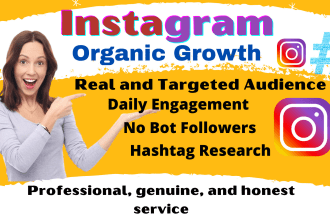 be your instagram marketing manager for organic growth