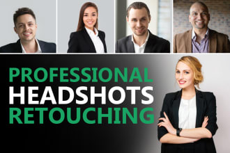 retouch business headshots corporate portraits