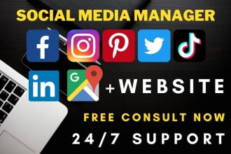 be your professional social media marketing manager