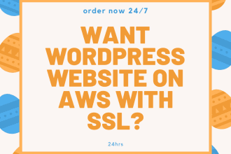 install wordpress on AWS or google cloud server with SSL