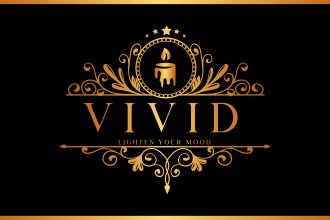 design modern minimal luxury candle signature logo branding