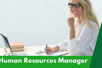 be your human resources HR manager