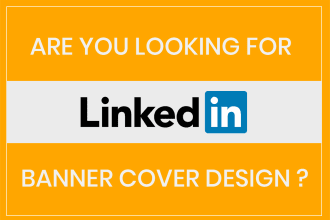 design linkedin banner, cover, header