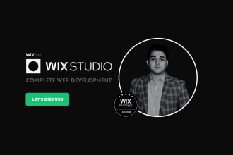 design, redesign or fix website in wix studio