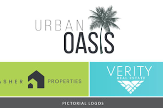 design your custom, modern, luxury real estate agent, team or brokerage logo