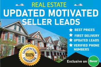 provide you motivated seller leads with skip trace