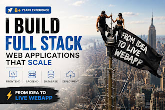 do custom website development as full stack developer frontend backend developer