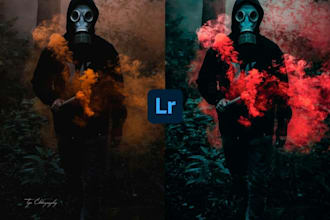 edit or retouch images creatively in photoshop and lightroom