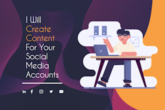 create social media content for instagram, facebook, twitter