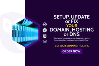 fix dns, hosting, or domain issues on your website