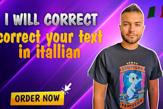 correct your text in italian