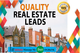 generate high quality real estate motivated leads