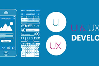design interactive eye catching ui ux prototypes and do UI UX audit of your app