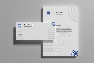 design or redesign catchy letterhead, envelope, and compliment slip