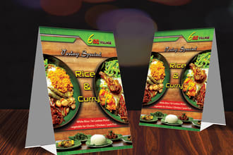 design modern food menu restaurant menu, flyers, labels, tent cards, stickers