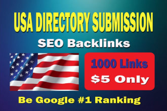 build USA directory submission SEO backlinks