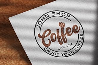 do fast food coffee shop and restaurant logo design