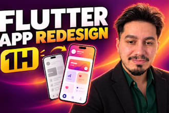 design or redesign flutter app