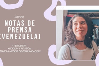 write your press release in spanish