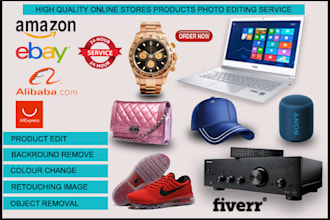 edit amazon,e bay,products pictures and backround removal
