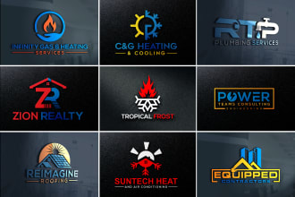 do plumbing heating real estate and electrical solar logo
