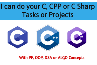 do c cpp csharp programming language tasks and projects