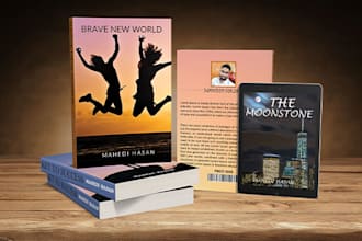 create unique book cover and e book cover
