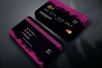 do luxury modern business card design and credit card