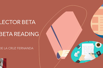 seré el lector beta de tu libro