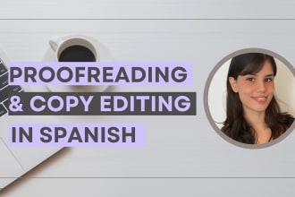 proofread your spanish ebook, website or text document