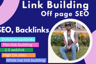 build dofollow link building for google top ranking, with SEO backlinks