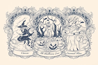 draw gothic medieval art illustration