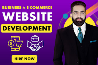 do wordpress website development and design, business website or landing page