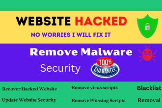 provide security and fix  your hacked website
