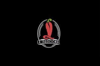 design an elegant and stylish logo for a chain of chili food products