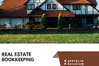do real estate, rentals, and property management bookkeeping