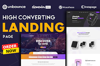 create high converting unbounce landing page