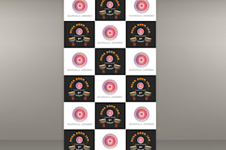 design amazing standee, backdrop for corporates, events etc