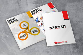 design digital business brochure company profile catalogue