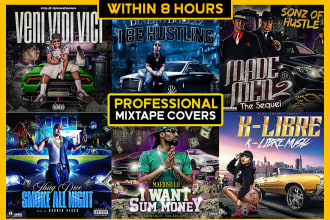 design mixtape cover and album cover designs